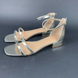 14th & Union Jemma Strappy Sandal Silver Metallic